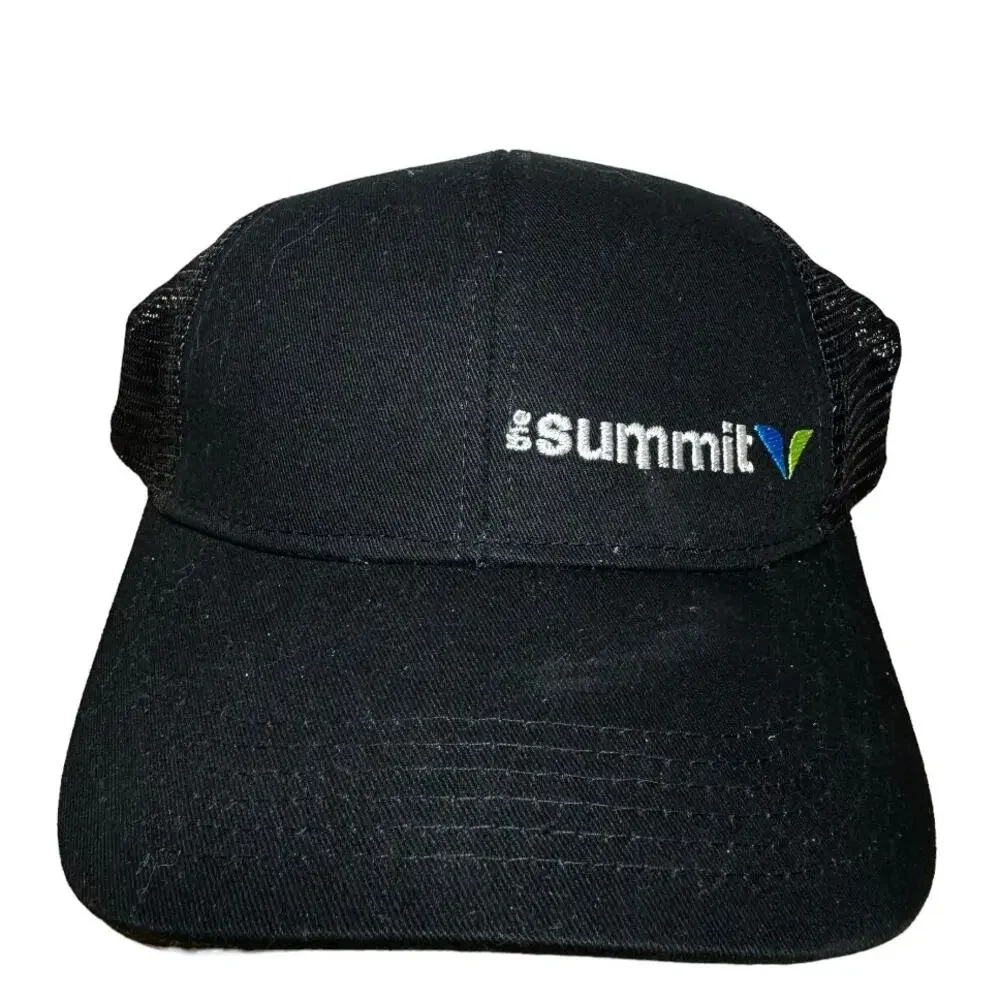 Port Authority Snowbird The Summit Baseball Cap Cotton Mesh Back Black One Size